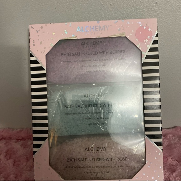 Alchemy Living Bath Salt Collection Bath Salt Infused With Citrus, Rose, Berries - Picture 2 of 4